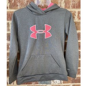 Under Armour Girls Sweatshirt Hoodie Youth Large